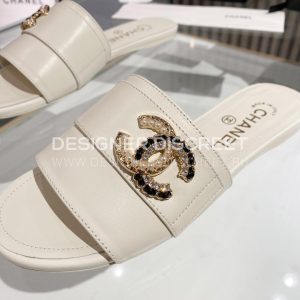 CHANEL MULES WHITE G39954 - Image 6