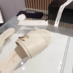 CHANEL MULES WHITE G39954 - Image 8