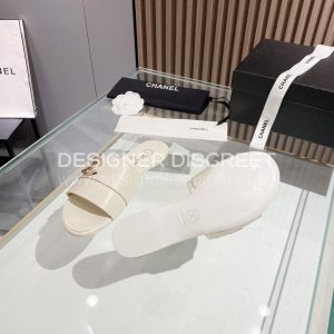 CHANEL MULES WHITE G39954 - Image 9