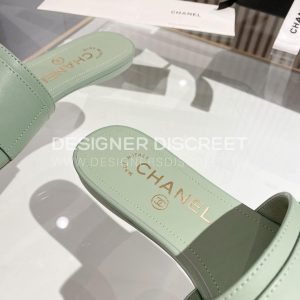 CHANEL MULES MINT GREEN G39954 - Image 7