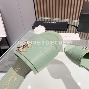 CHANEL MULES MINT GREEN G39954 - Image 8