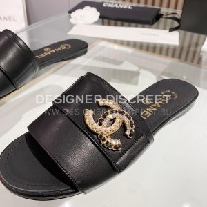 CHANEL MULES BLACK G39954 - Image 3