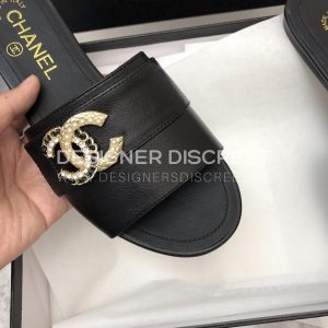 CHANEL MULES BLACK G39954 - Image 4