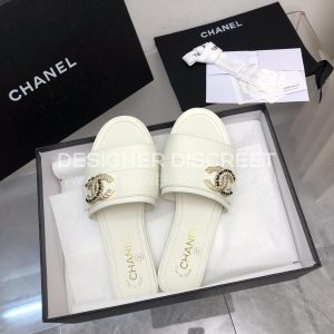 CHANEL MULES WHITE G39954 - Image 9