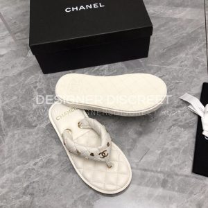 CHANEL MULES WHITE G40118 - Image 7