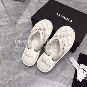 CHANEL MULES WHITE G40118 - Image 9