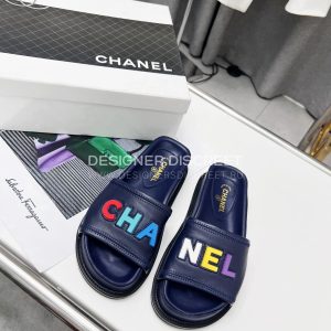 CHANEL MULES BLUE G38933 - Image 7