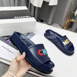 CHANEL MULES BLUE G38933 - Image 8