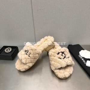 CHANEL MULES WHITE G39059 - Image 9