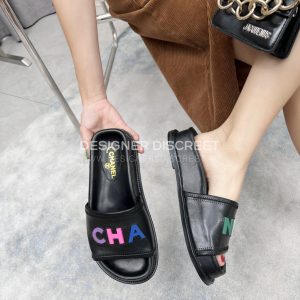 CHANEL MULES BLACK G38933 - Image 4
