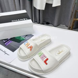 CHANEL MULES WHITE G38933 - Image 3