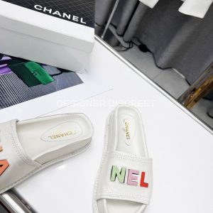 CHANEL MULES WHITE G38933 - Image 4