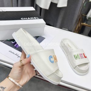 CHANEL MULES WHITE G38933 - Image 6