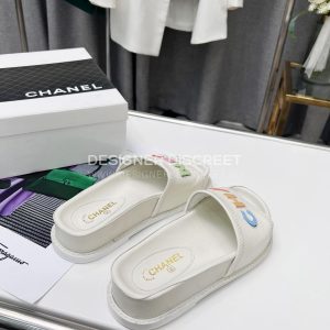 CHANEL MULES WHITE G38933 - Image 9