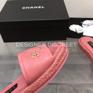 CHANEL MULES PEACH G39778 - Image 4