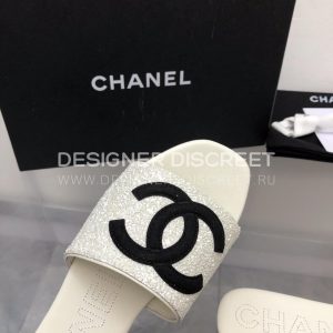 CHANEL MULES WHITE G39778 - Image 3