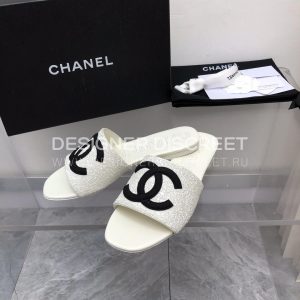 CHANEL MULES WHITE G39778 - Image 4