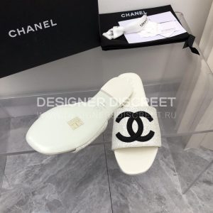 CHANEL MULES WHITE G39778 - Image 5