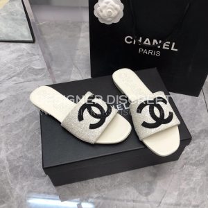 CHANEL MULES WHITE G39778 - Image 8
