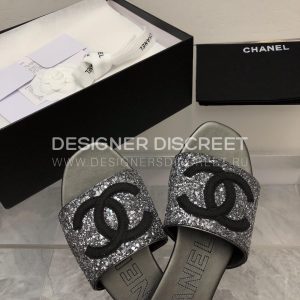 CHANEL MULES GREY G39778 - Image 3