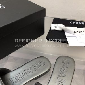 CHANEL MULES GREY G39778 - Image 4