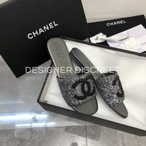 CHANEL MULES GREY G39778 - Image 6