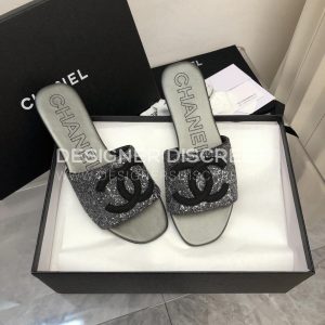 CHANEL MULES GREY G39778 - Image 7