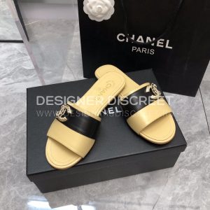 CHANEL MULES YELLOW G39954 - Image 8