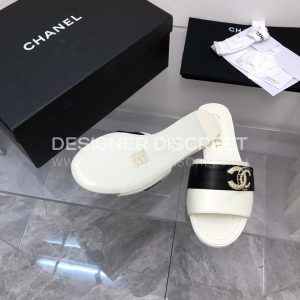 CHANEL MULES WHITE G39954 - Image 6