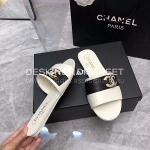 CHANEL MULES WHITE G39954 - Image 9
