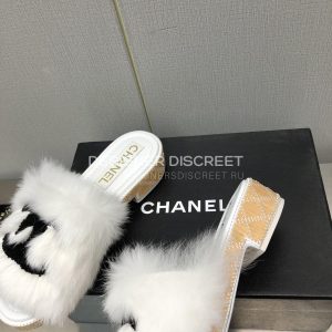 CHANEL MULES WHITE G39357 - Image 3
