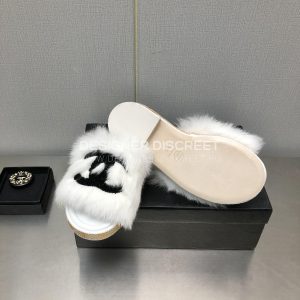 CHANEL MULES WHITE G39357 - Image 5