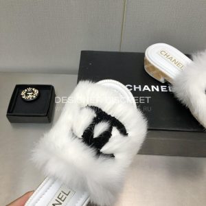 CHANEL MULES WHITE G39357 - Image 9