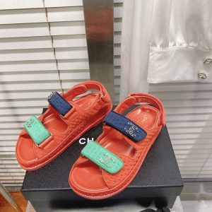 CHANEL SANDALS RED G35927 - Image 3