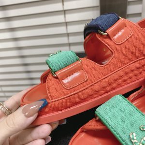 CHANEL SANDALS RED G35927 - Image 5