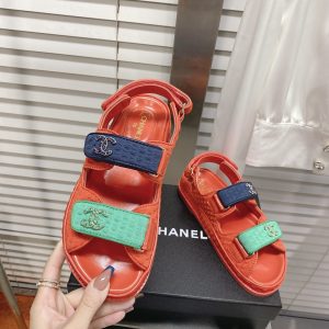 CHANEL SANDALS RED G35927 - Image 6