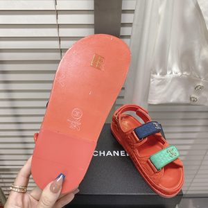 CHANEL SANDALS RED G35927 - Image 9