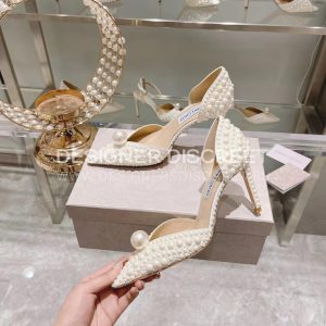 JIMMY CHOO SACORA 100 WHITE SACORA100WOZ - Image 4