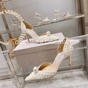 JIMMY CHOO SACORA 100 WHITE SACORA100WOZ - Image 6