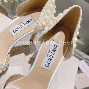 JIMMY CHOO SACORA 100 WHITE SACORA100WOZ - Image 9