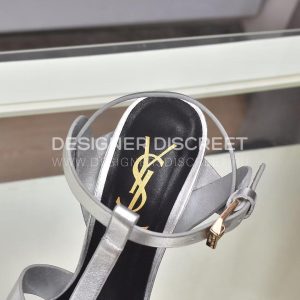 YVES SAINT LAURENT TRIBUTE PLATFORM SANDALS SILVER 5342770PS - Image 3